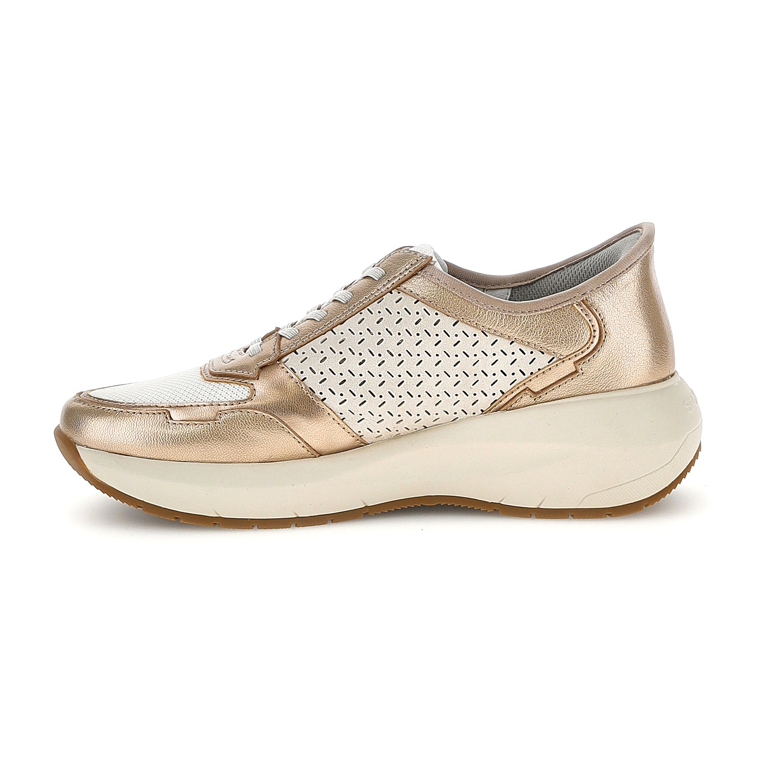 DONNA SCARPE ALLACCIATE TWINS 10 GRIGIO CHIARO 223603 EDF 03