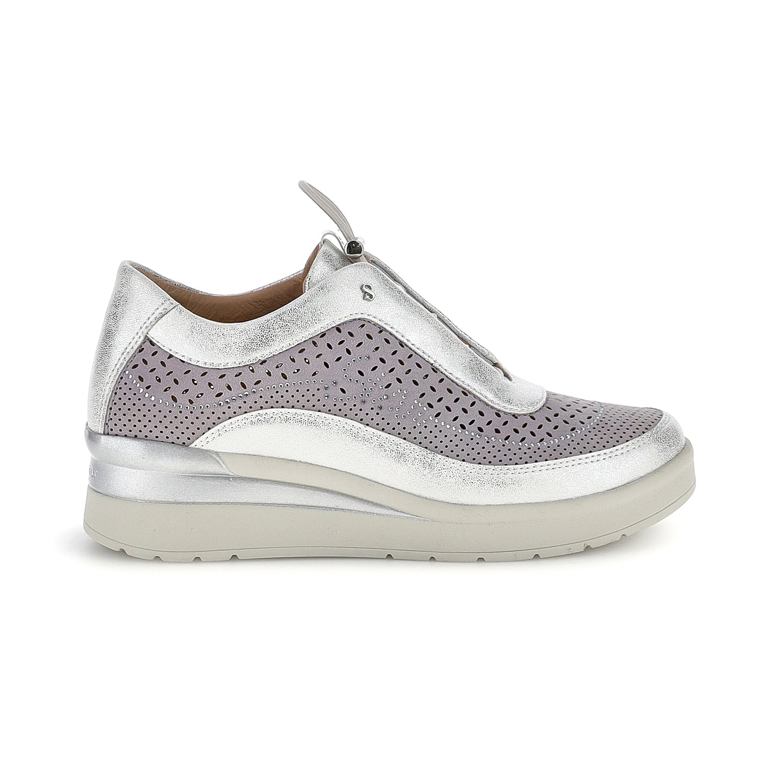 DONNA SCARPE SLIP ON CREAM 38 VIOLA CHIARO 223606 A8P 01