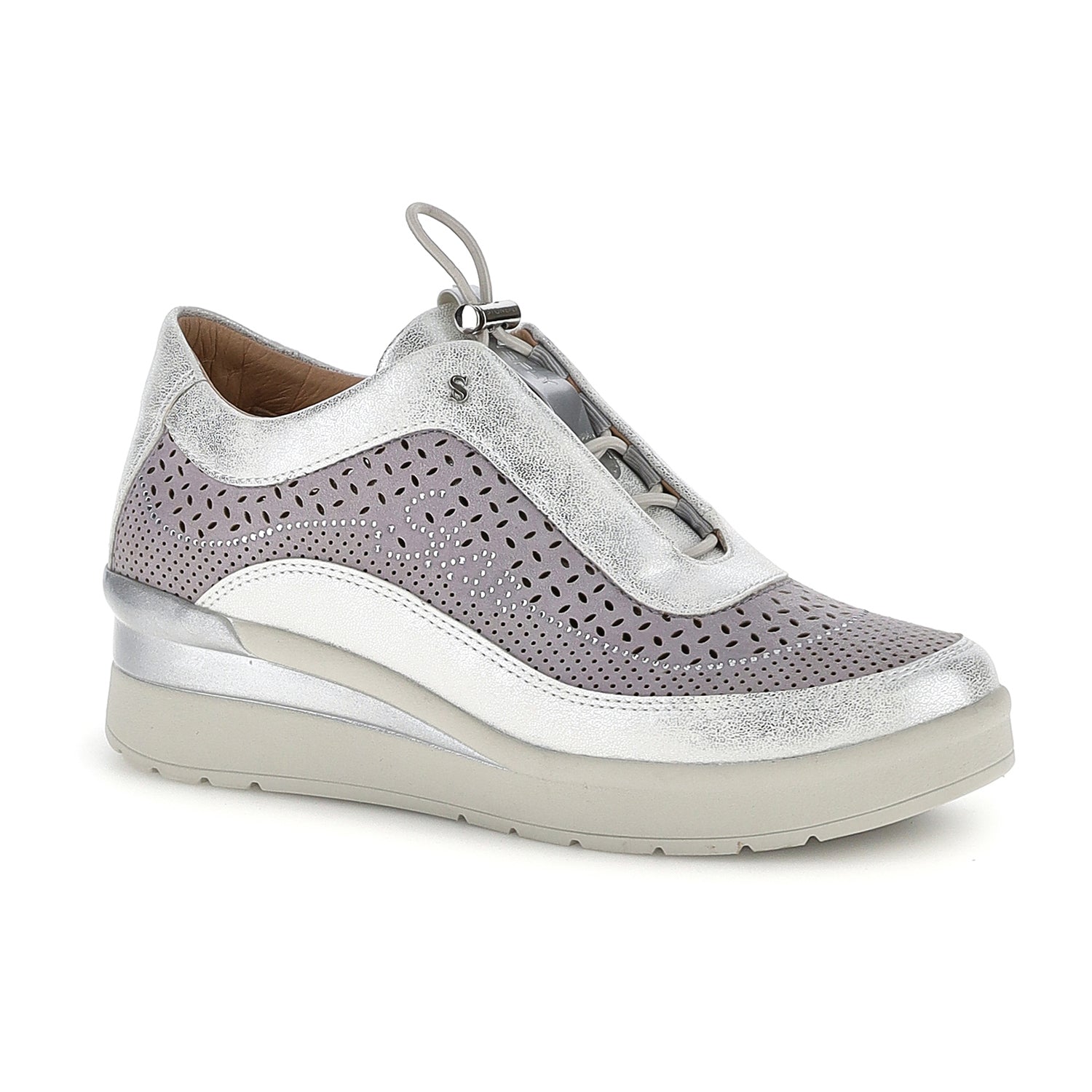 DONNA SCARPE SLIP ON CREAM 38 VIOLA CHIARO 223606 A8P 02