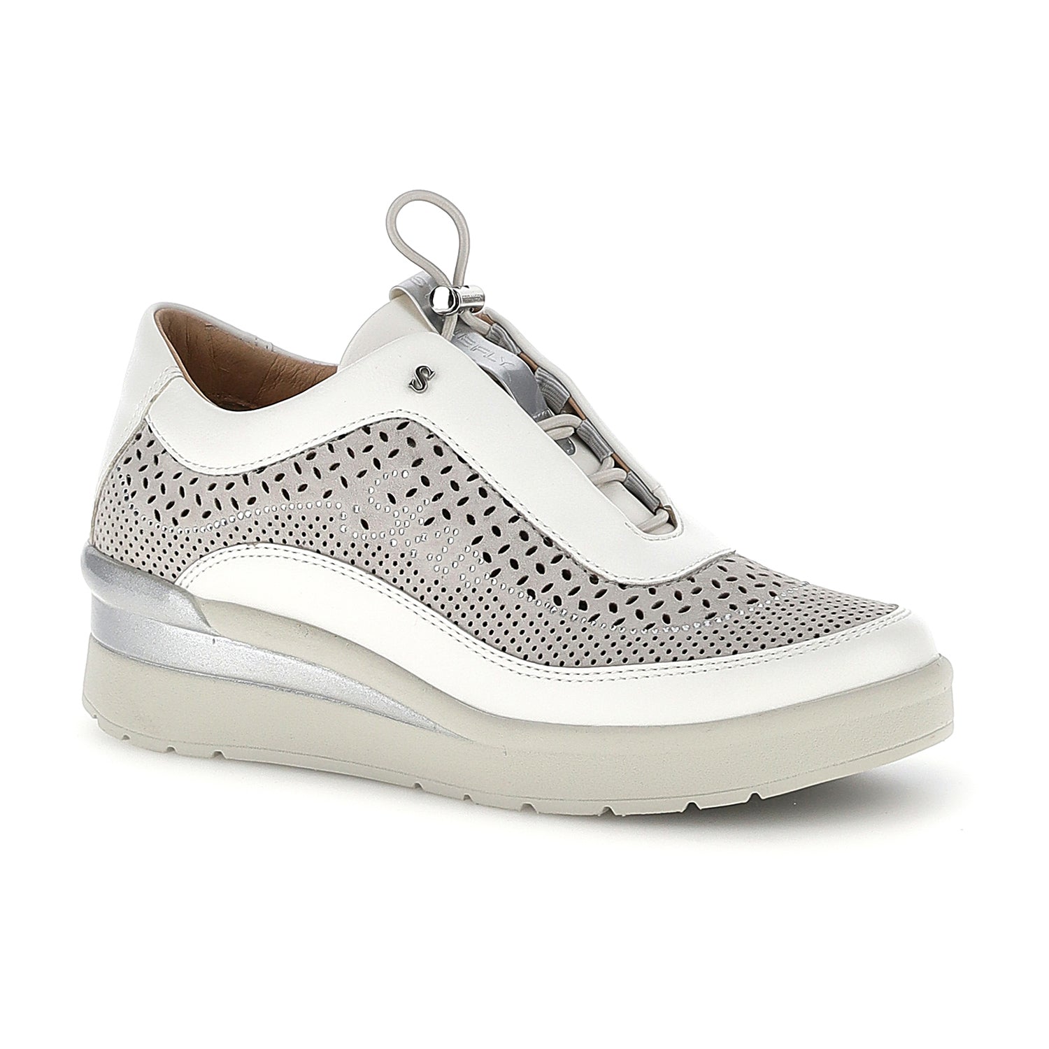 DONNA SCARPE SLIP ON CREAM 38 GRIGIO CHIARO 223606 V35 02