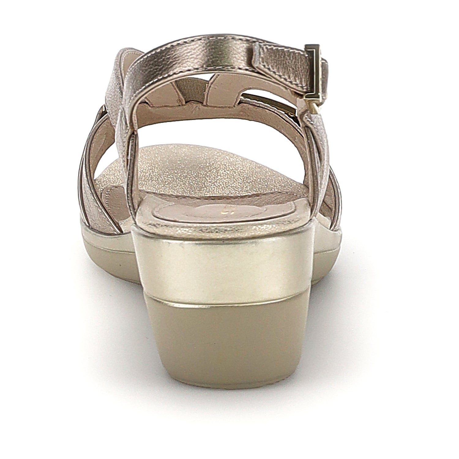 DONNA SANDALI CON ZEPPA VANITY 37 ORO 223648 Z00 05