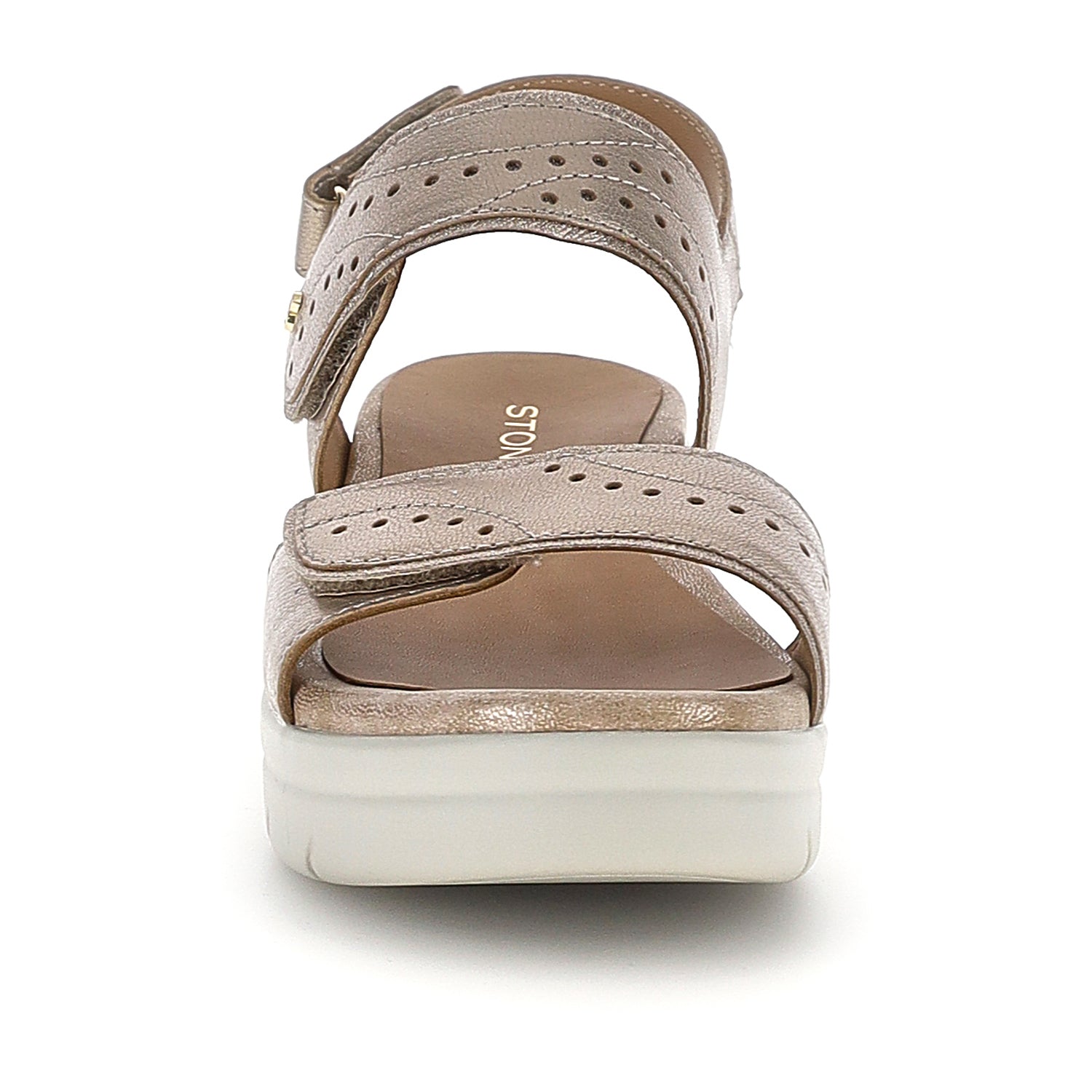 DONNA SANDALI CON ZEPPA AQUA 31 ORO 223652 I89 04