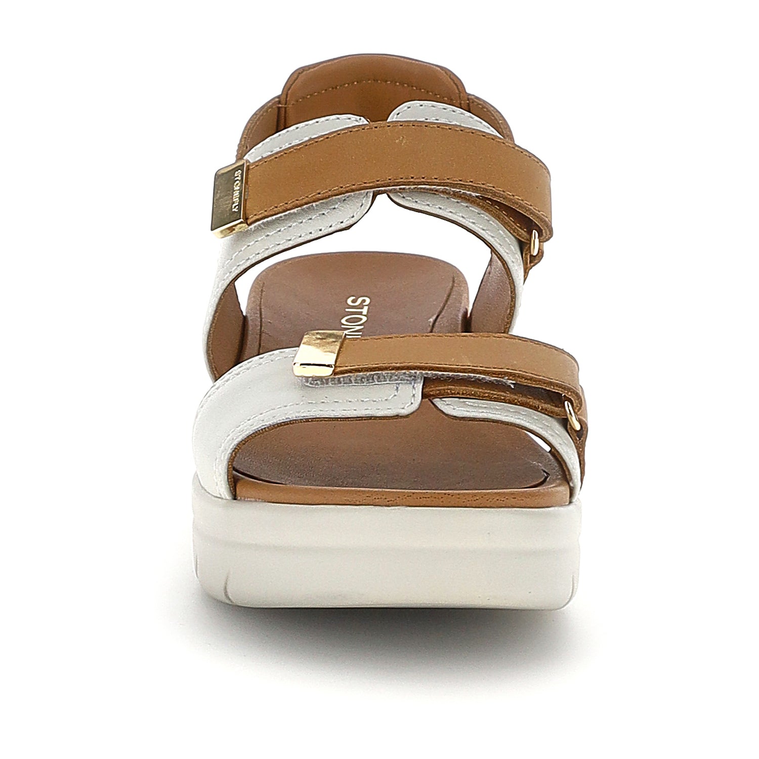 DONNA SANDALI CON ZEPPA AQUA 20 GRIGIO CHIARO 223661 ACH 04