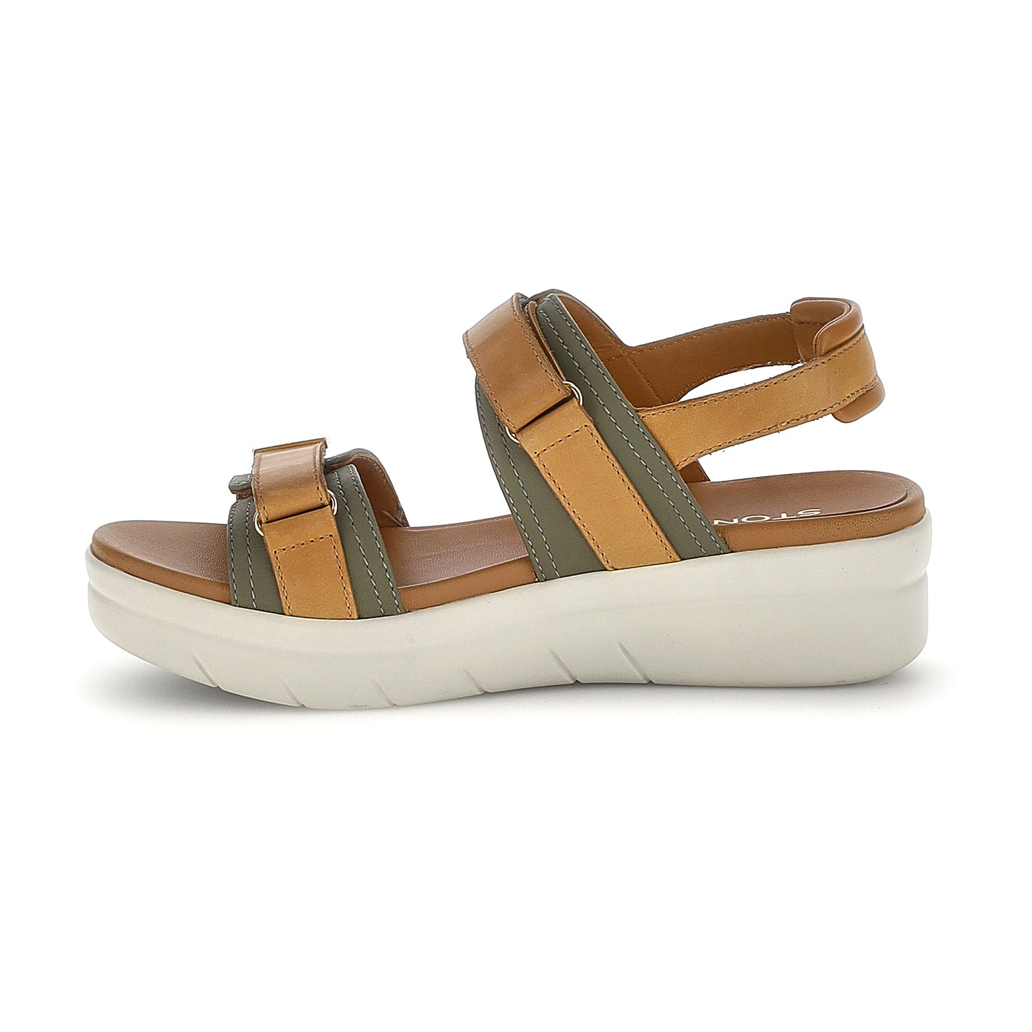 DONNA SANDALI CON ZEPPA AQUA 20 VERDE CHIARO 223661 ACI 03