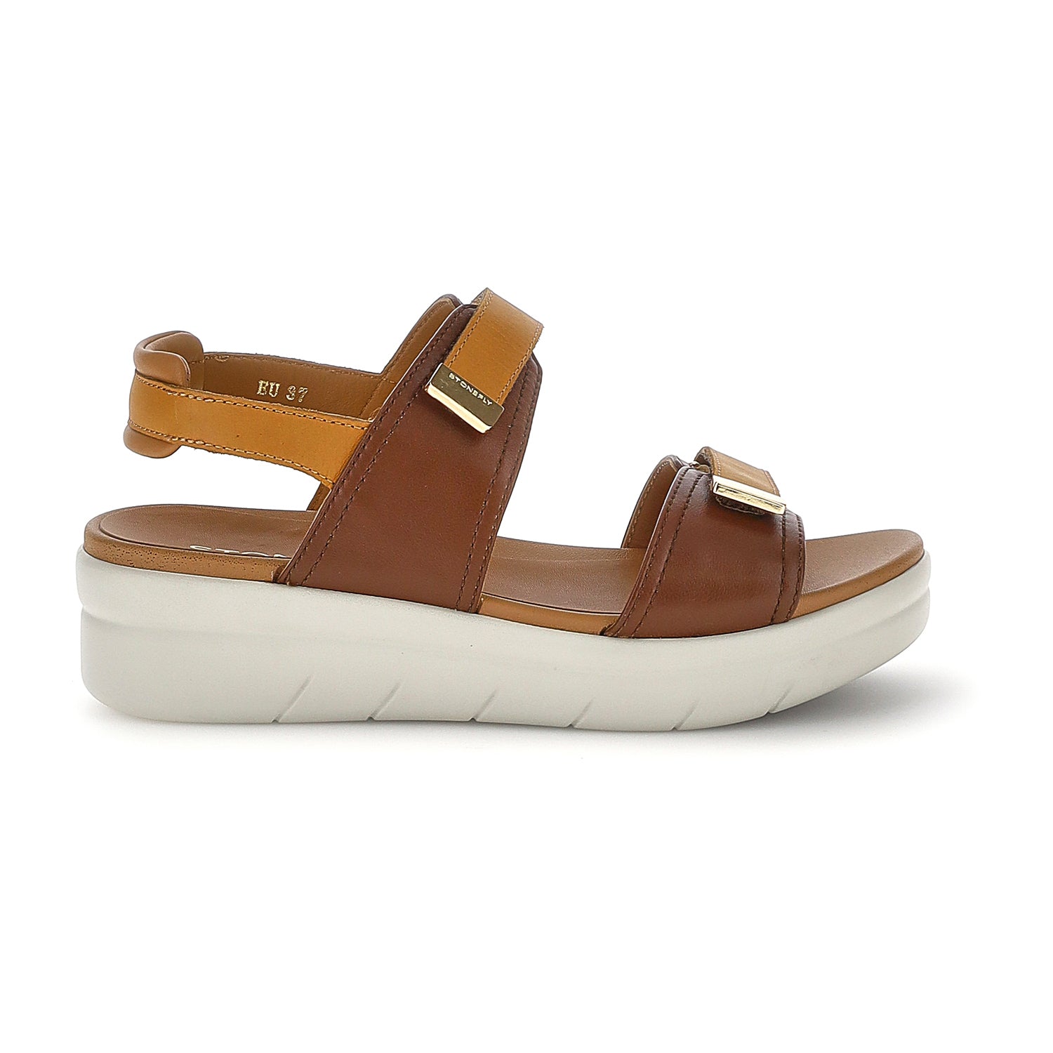 DONNA SANDALI CON ZEPPA AQUA 20 MARRONE 223661 EFI 01