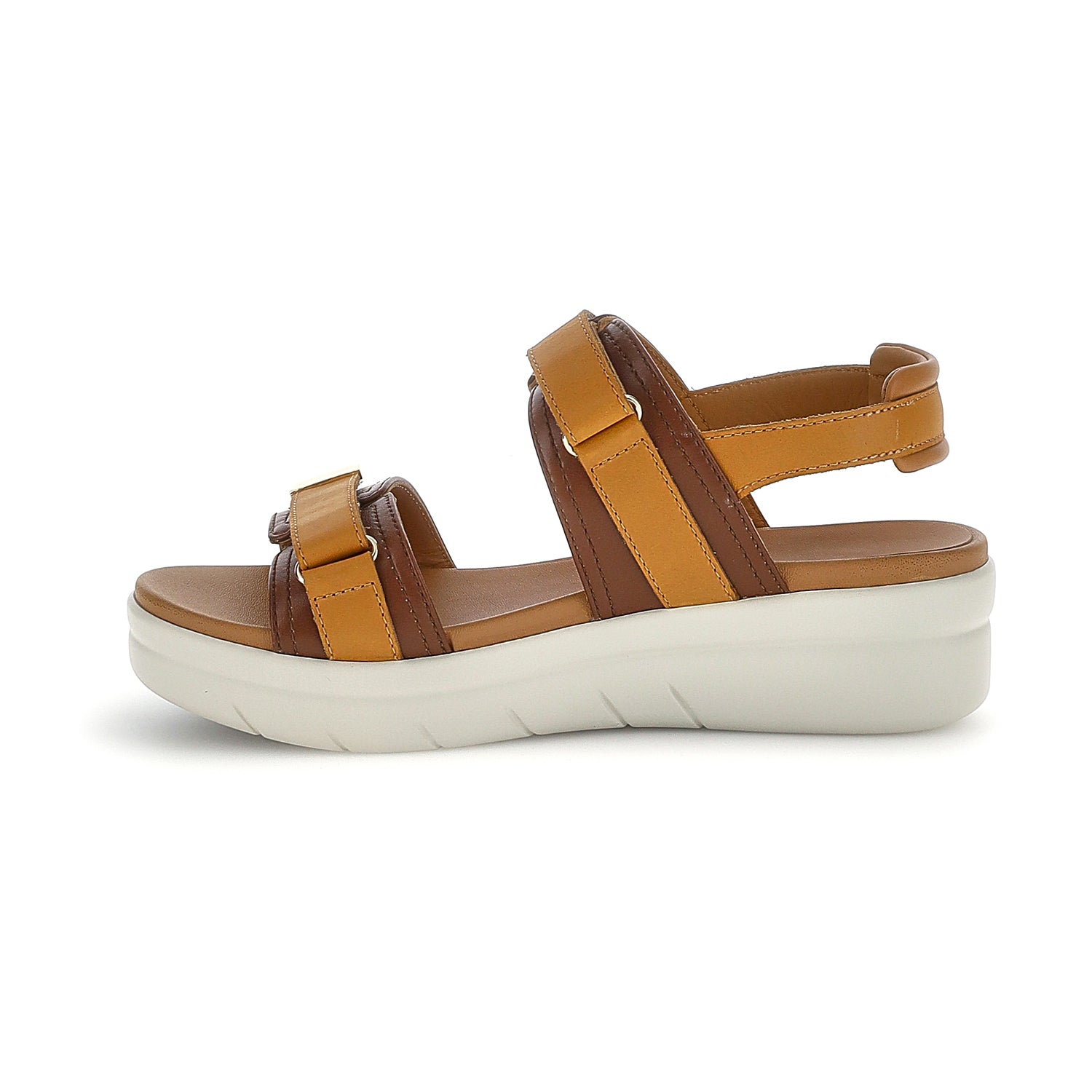 DONNA SANDALI CON ZEPPA AQUA 20 MARRONE 223661 EFI 03