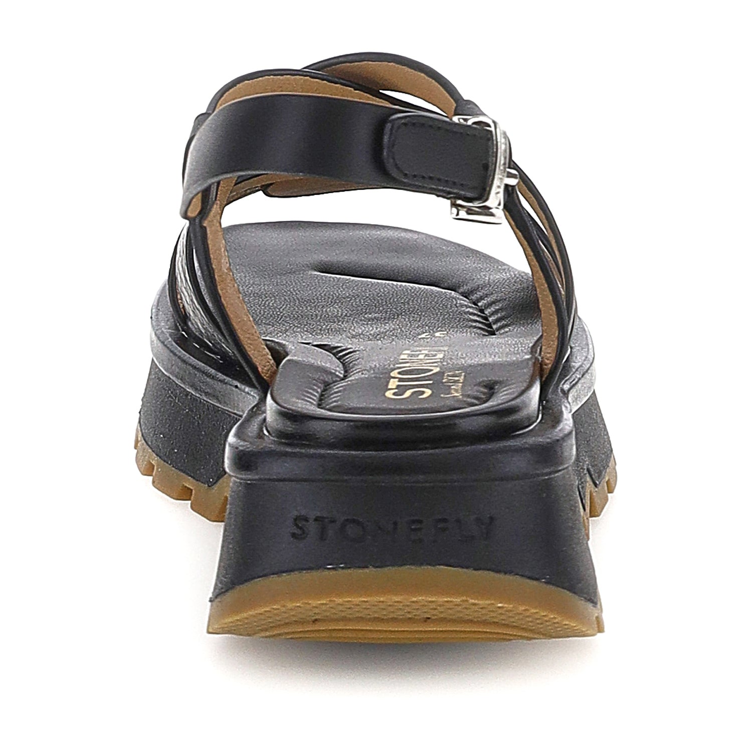 DONNA SANDALI CON ZEPPA STAR 9 NERO 223692 000 05