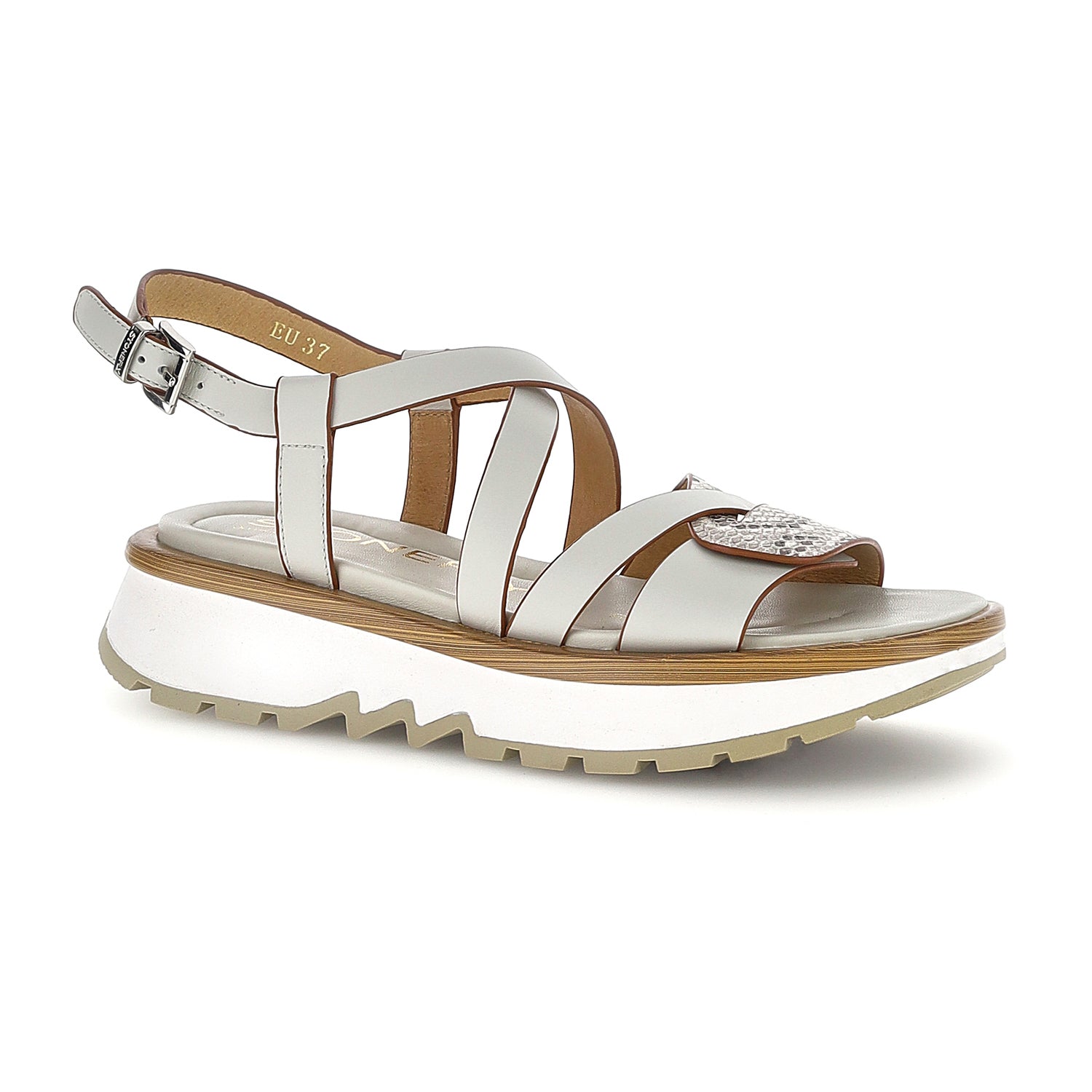 DONNA SANDALI CON ZEPPA STAR 9 BIANCO 223692 151 02