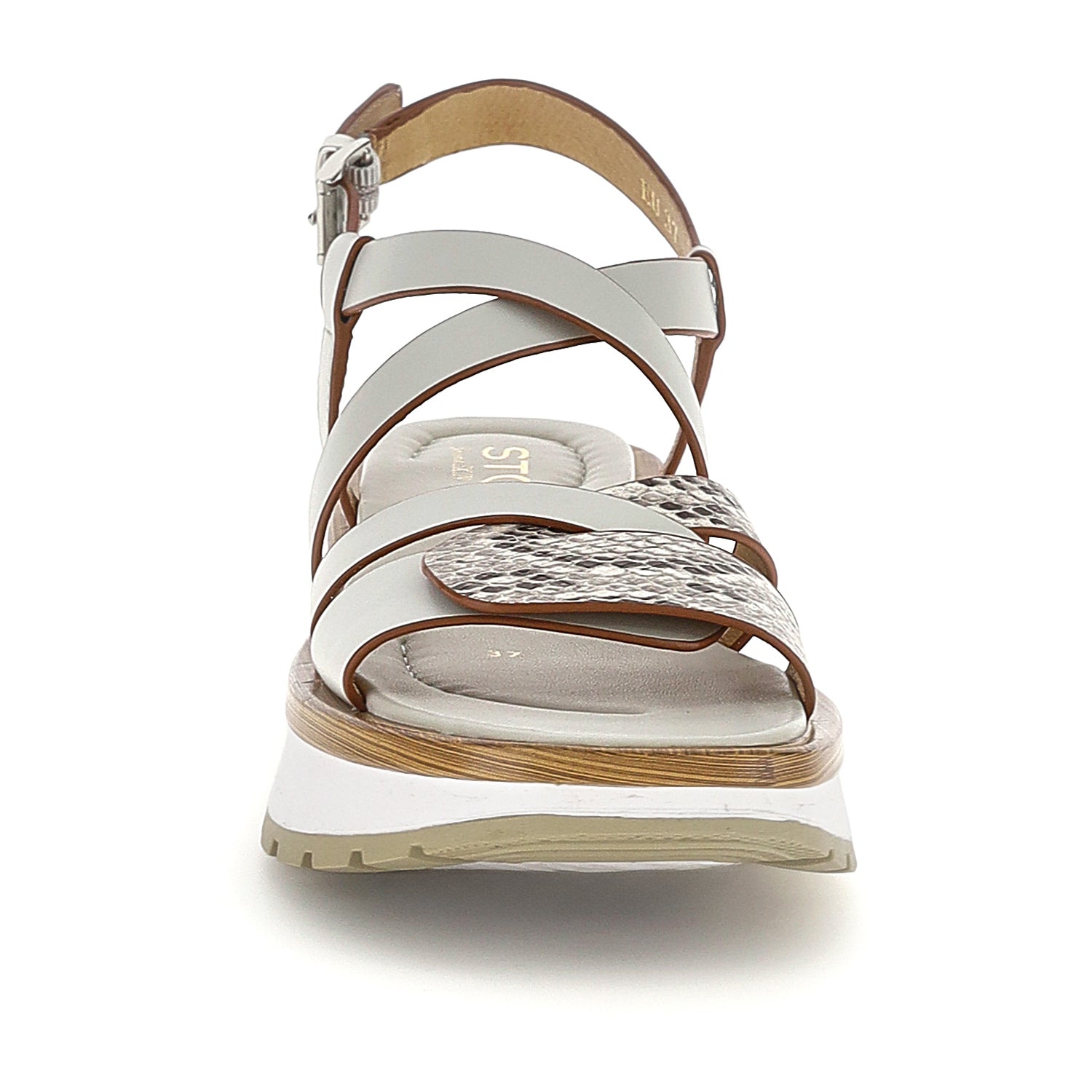 DONNA SANDALI CON ZEPPA STAR 9 BIANCO 223692 151 04