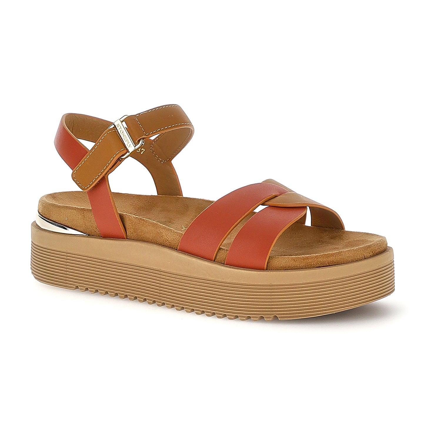 DONNA SANDALI ELENA 3 MARRONE 223697 EDM 02