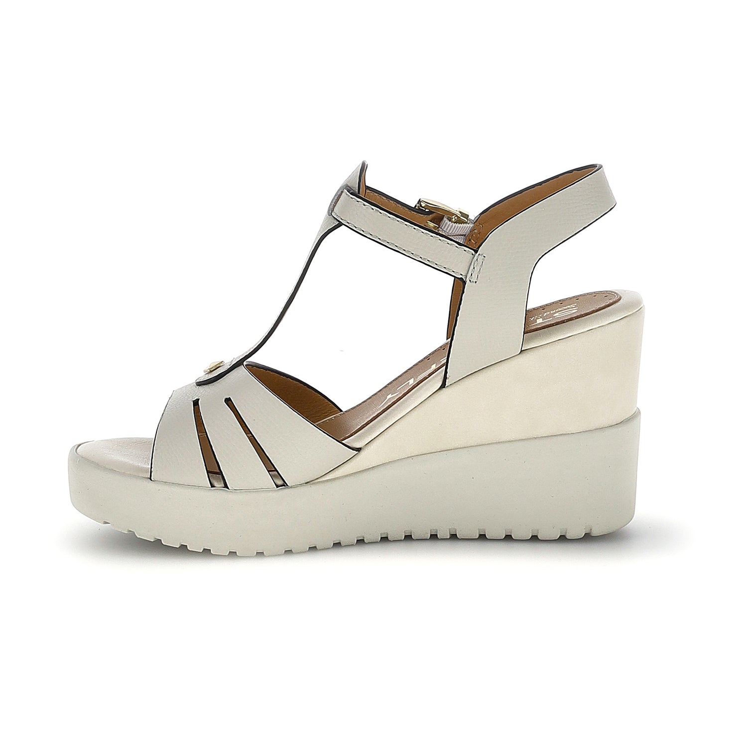 DONNA SANDALI CON ZEPPA ELY 24 BEIGE 223698 202 03