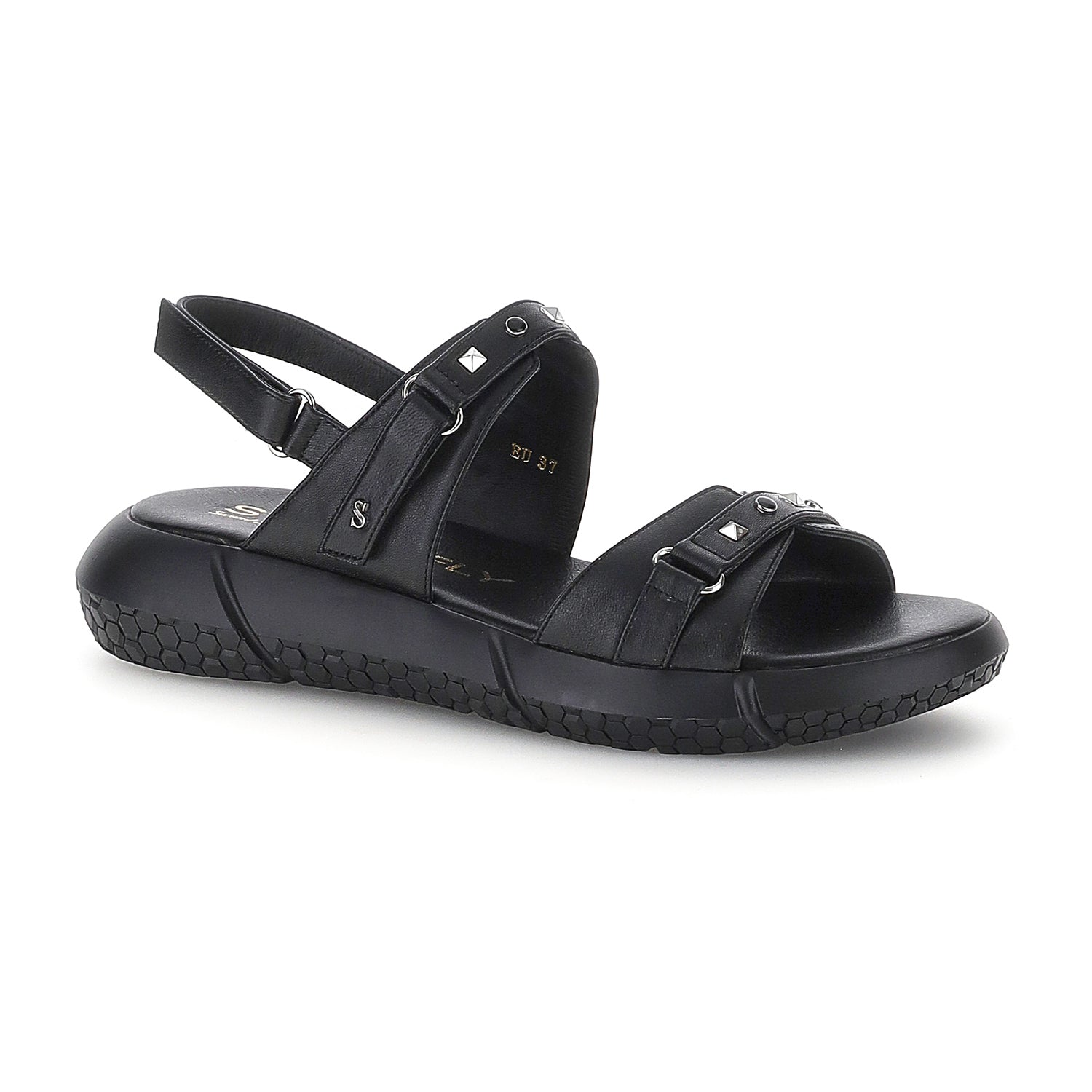 DONNA SANDALI ZOE 2 NERO 223707 000 02