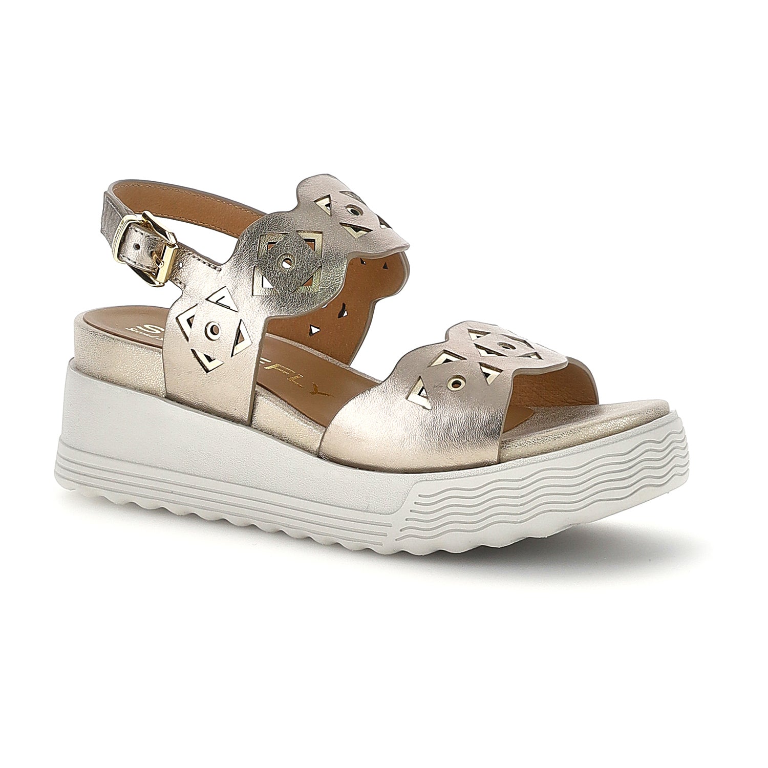 DONNA SANDALI CON ZEPPA PARKY 37 ORO 223719 Z00 02