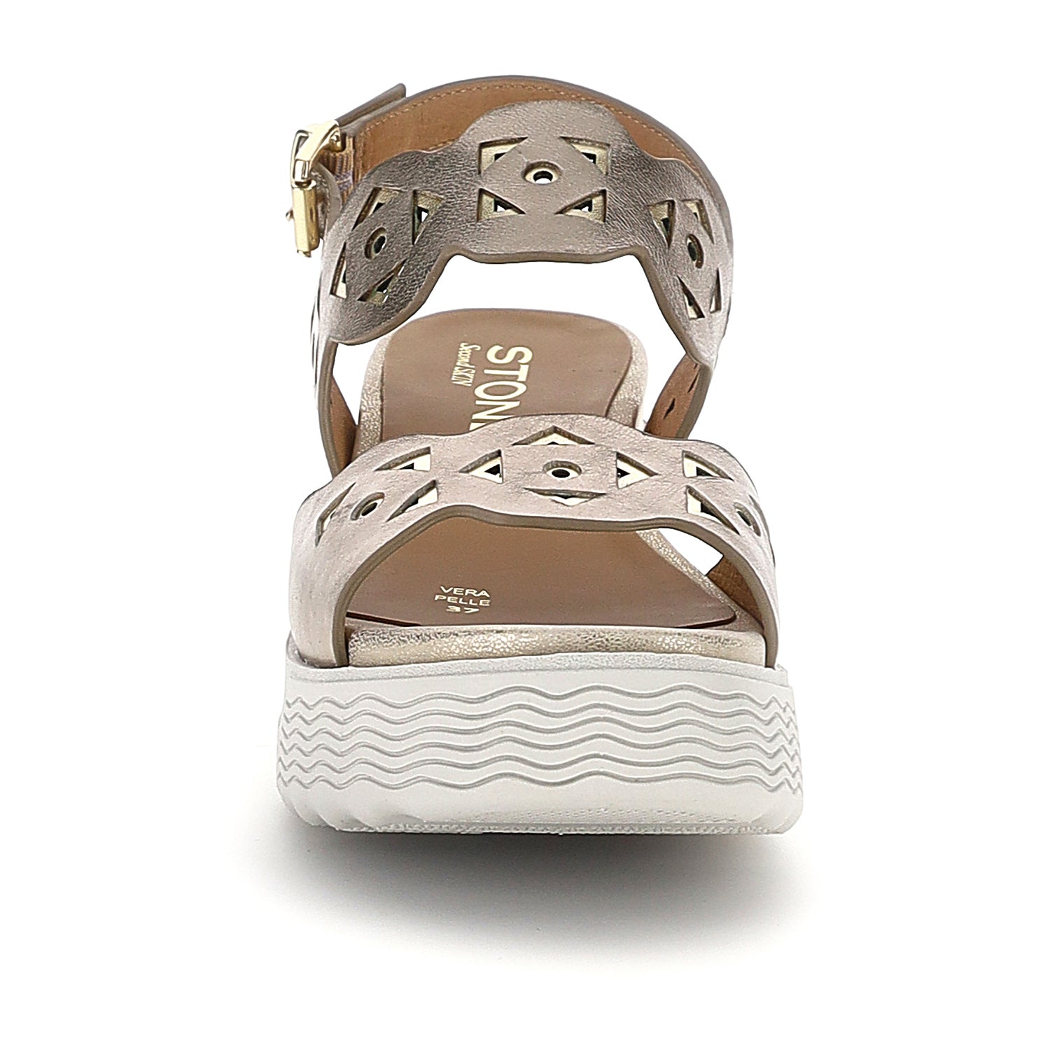 DONNA SANDALI CON ZEPPA PARKY 37 ORO 223719 Z00 04