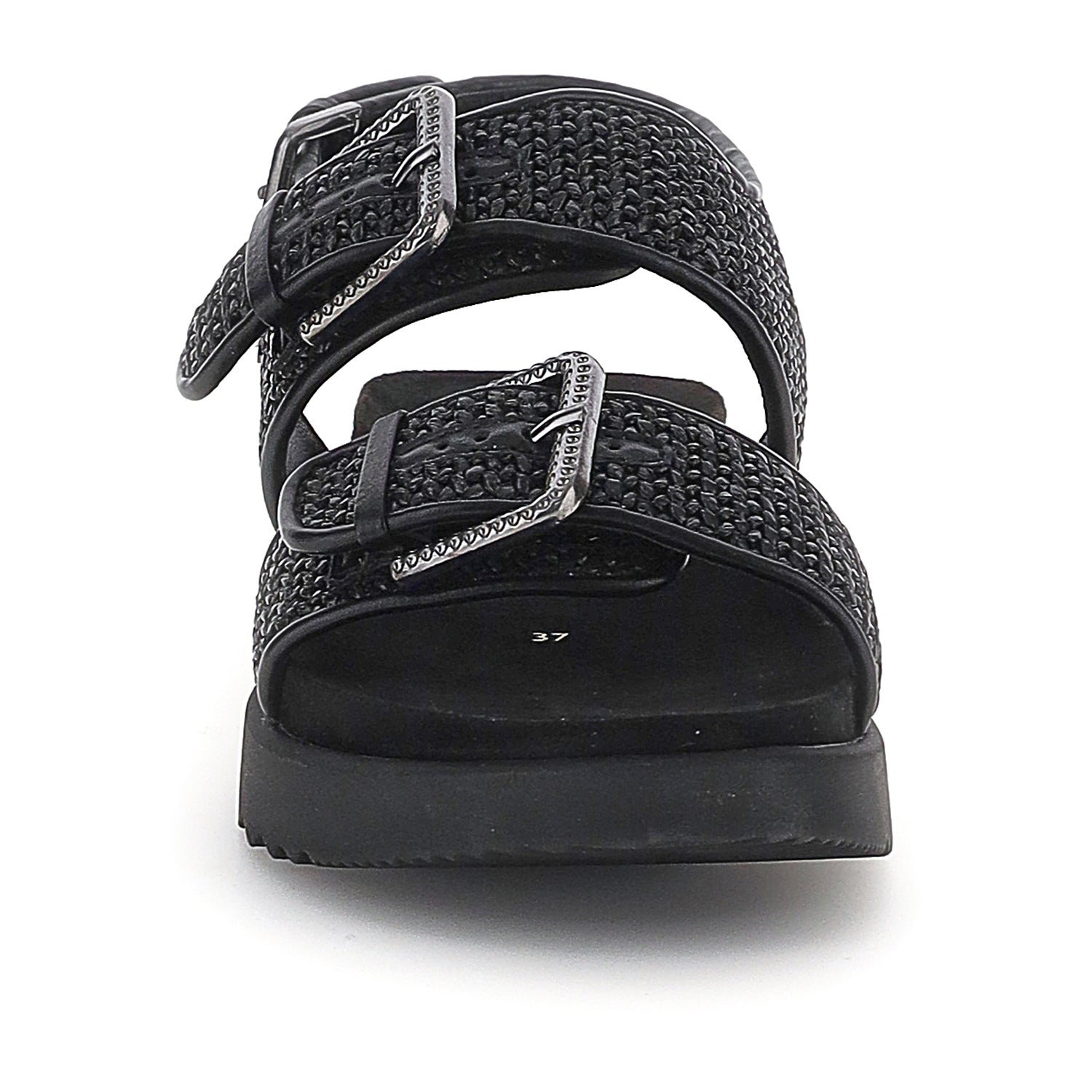 DONNA SANDALI CON ZEPPA RIVA 19 NERO 223727 000 04