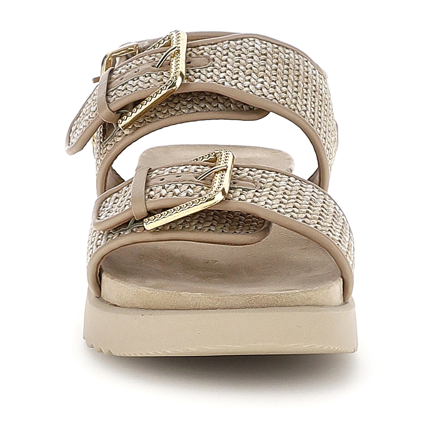 DONNA SANDALI CON ZEPPA RIVA 19 BEIGE 223727 221 04
