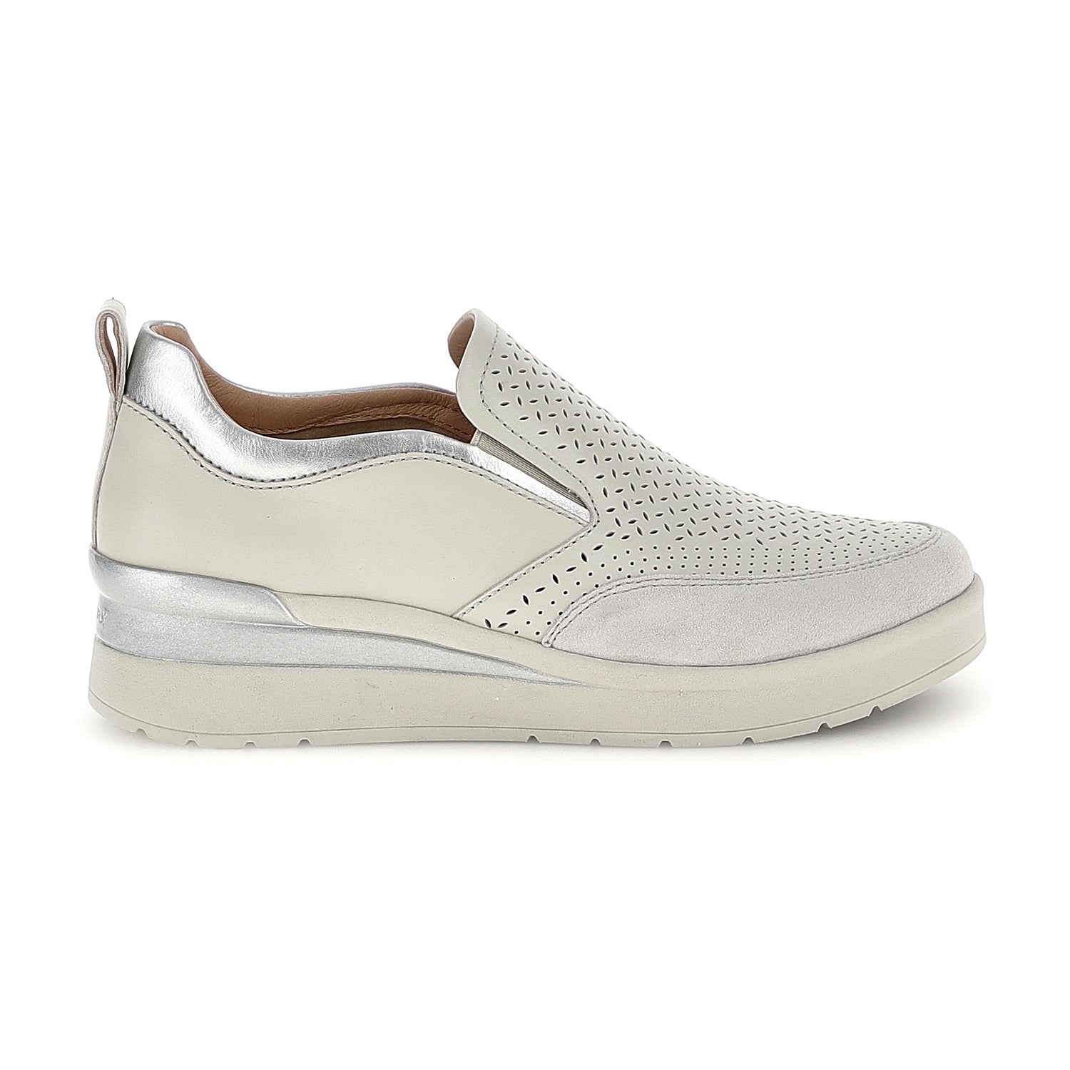 DONNA SCARPE SLIP ON CREAM 67 GRIGIO CHIARO 223732 346 01