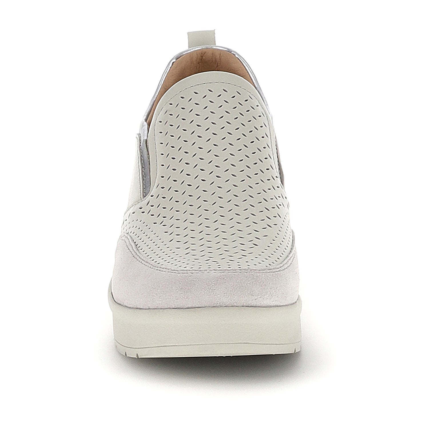 DONNA SCARPE SLIP ON CREAM 67 GRIGIO CHIARO 223732 346 04