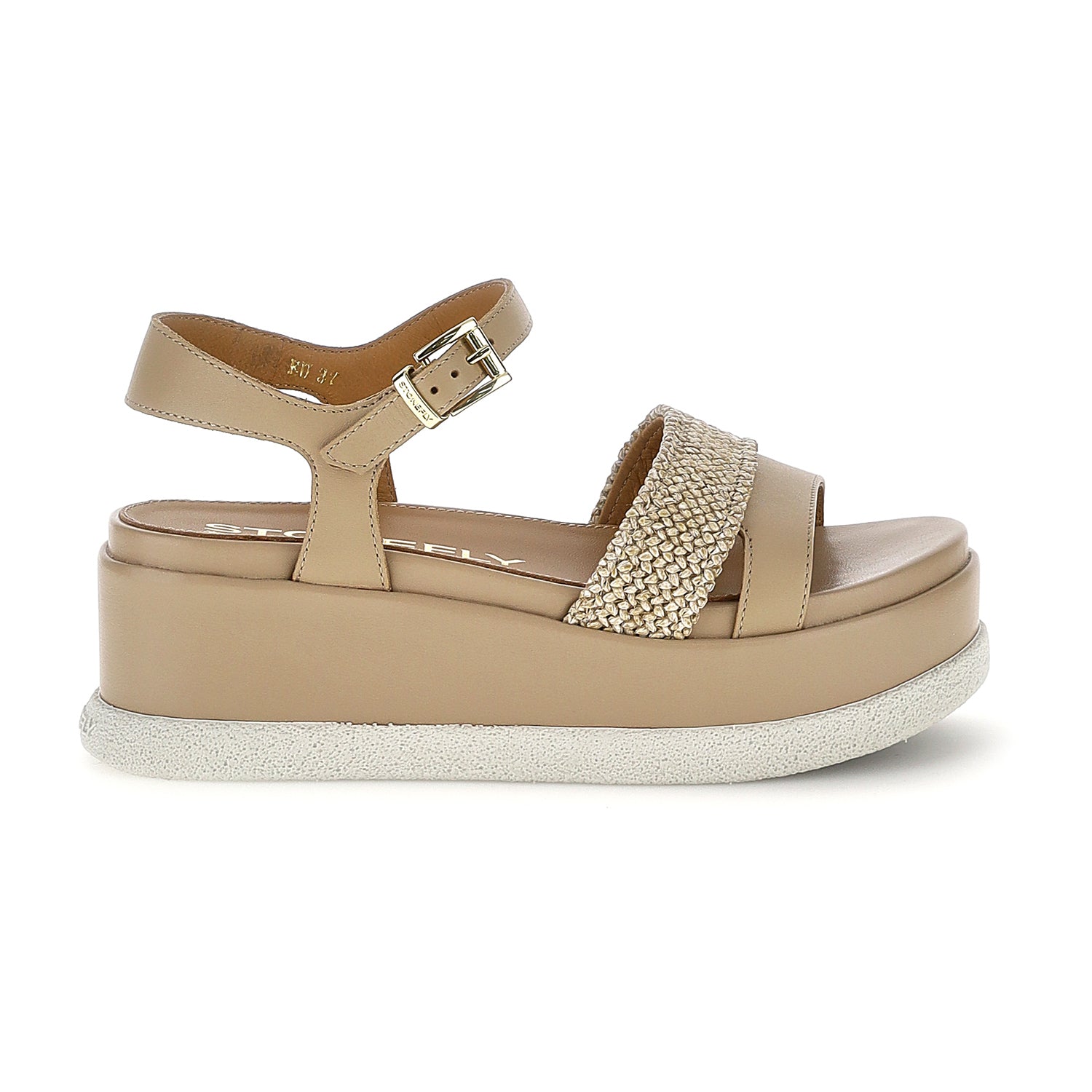 DONNA SANDALI CON ZEPPA ARIANNA 4 BEIGE 223737 ELN 01