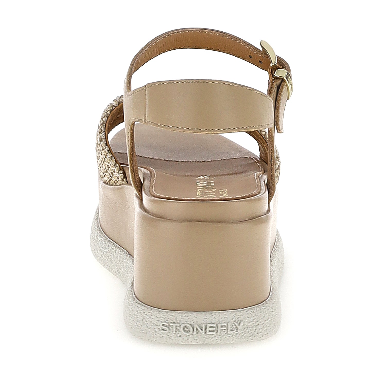 DONNA SANDALI CON ZEPPA ARIANNA 4 BEIGE 223737 ELN 05