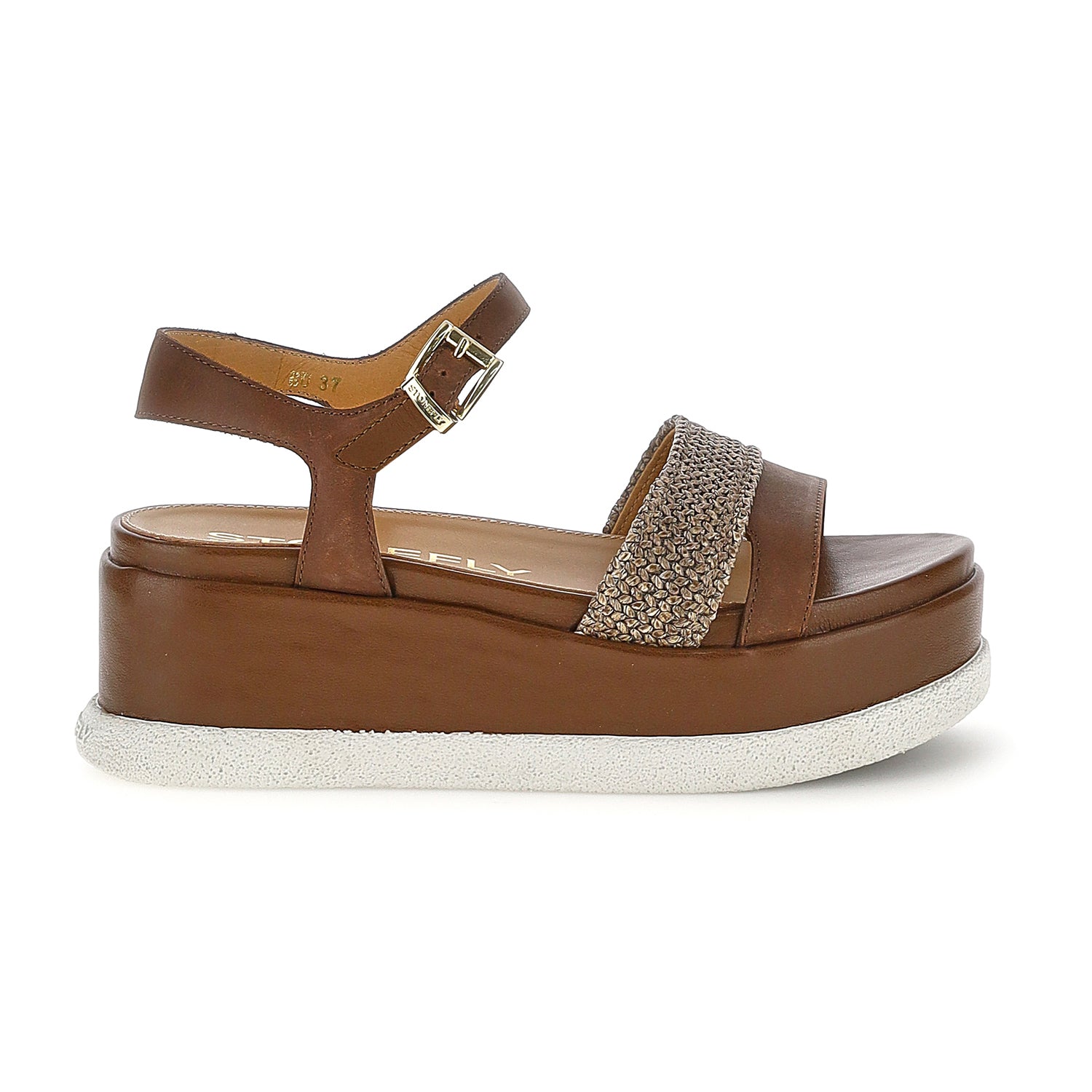 DONNA SANDALI CON ZEPPA ARIANNA 4 MARRONE 223737 ELO 01