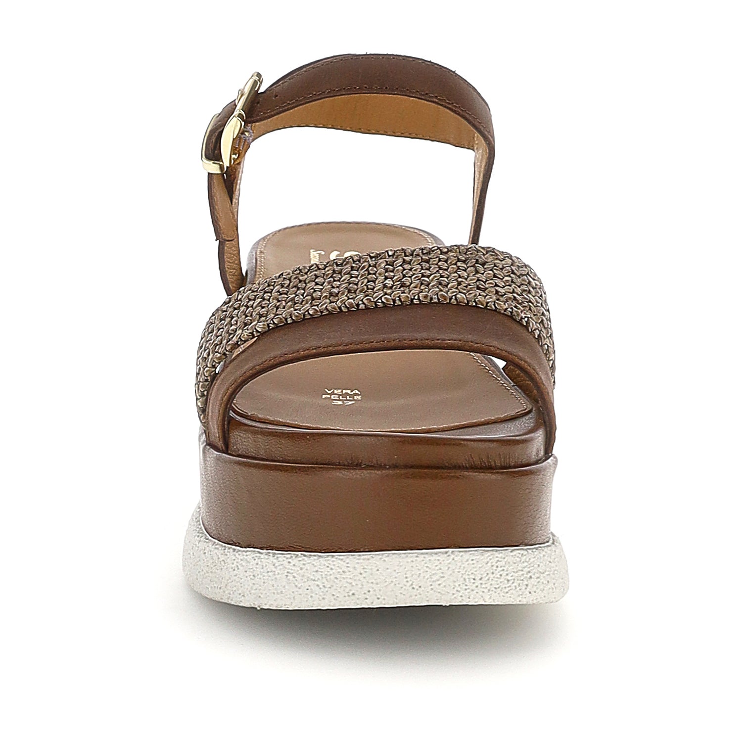 DONNA SANDALI CON ZEPPA ARIANNA 4 MARRONE 223737 ELO 04