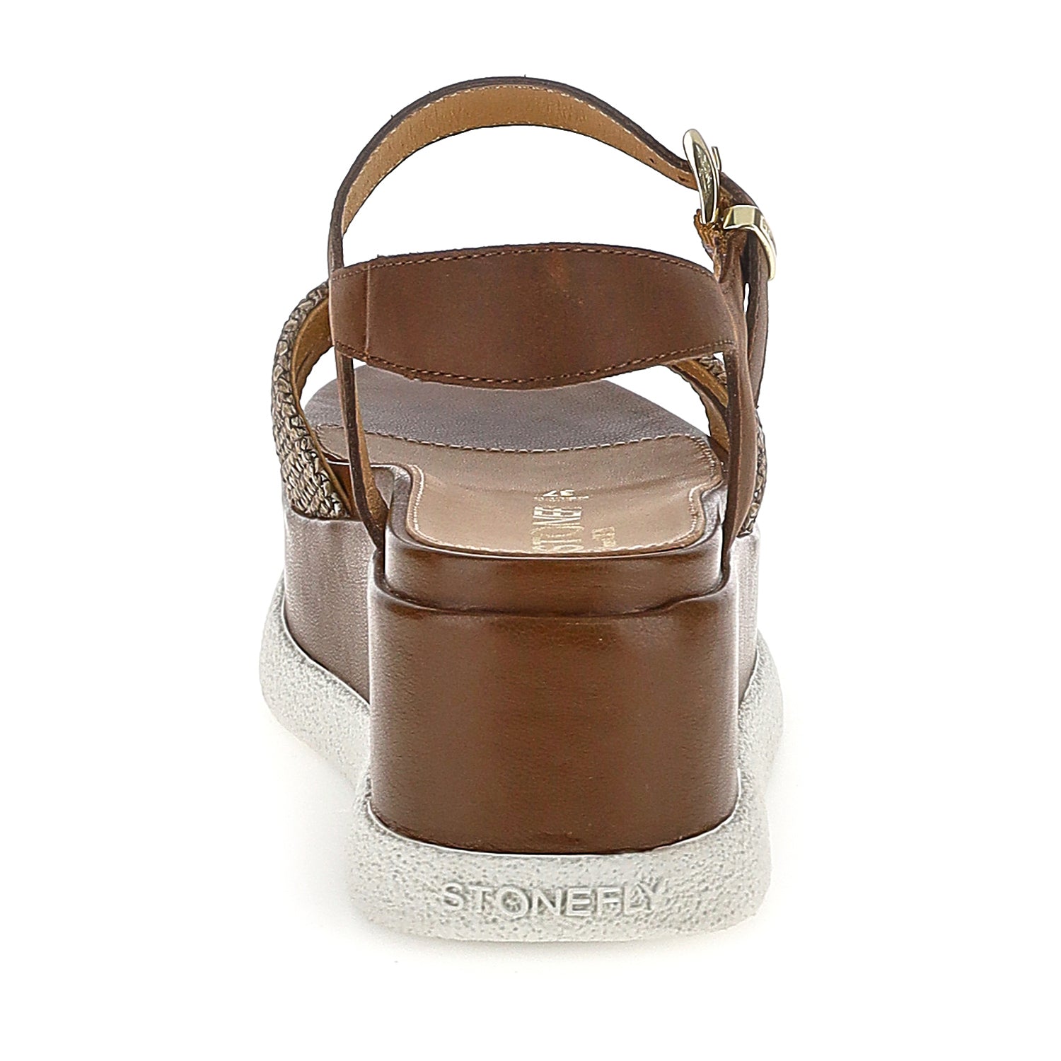 DONNA SANDALI CON ZEPPA ARIANNA 4 MARRONE 223737 ELO 05