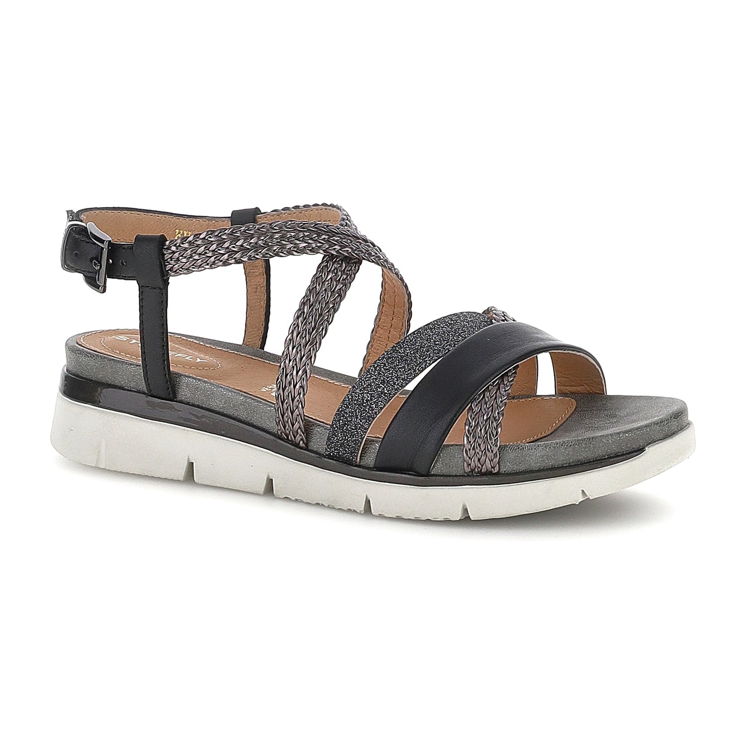 DONNA SANDALI ELODY 28 MARRONE SCURO 223748 1ZO 02