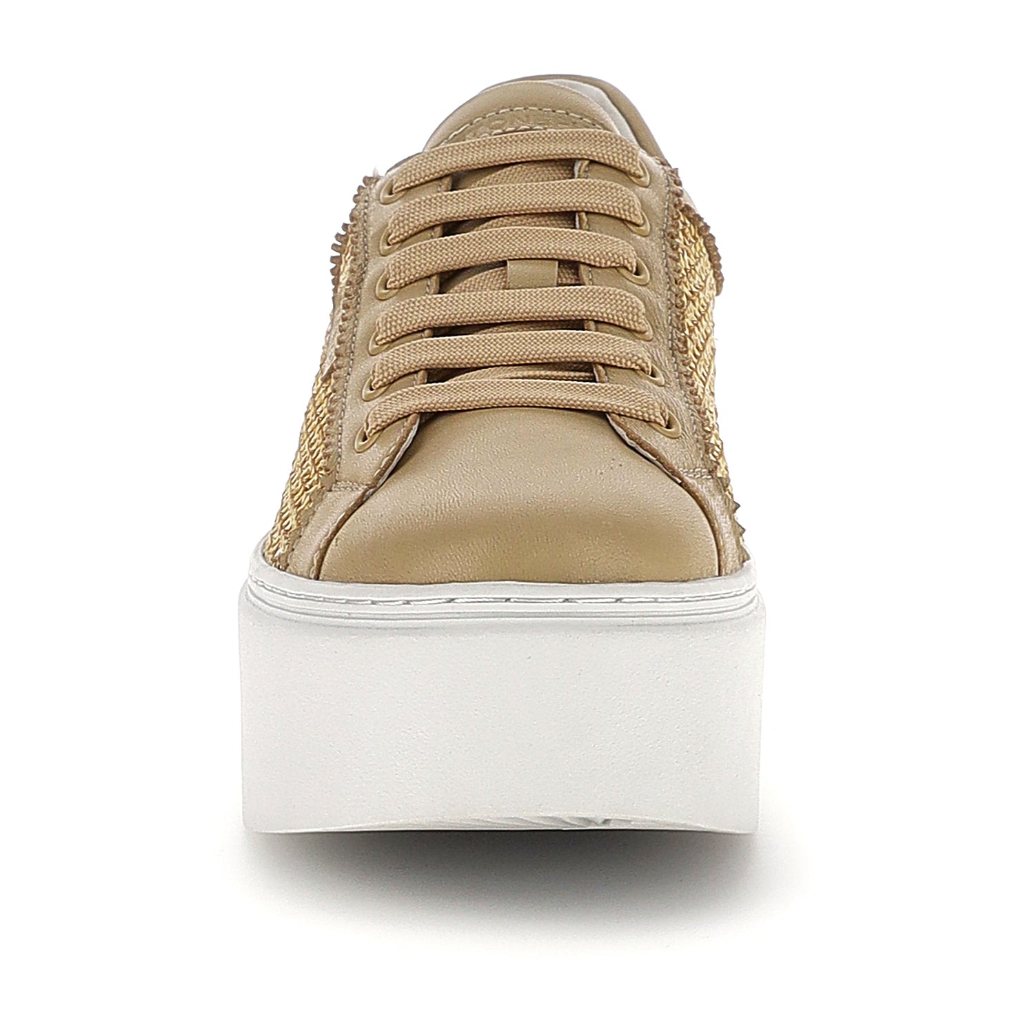 DONNA SCARPE ALLACCIATE SKY 1 BEIGE 223835 EKC 04