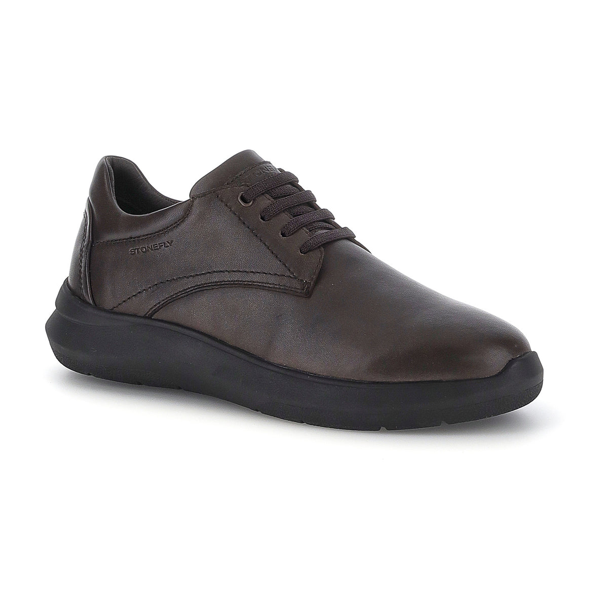 UOMO SCARPE ALLACCIATE SEVEN SEASON 21 MARRONE SCURO 224003 5HD 02