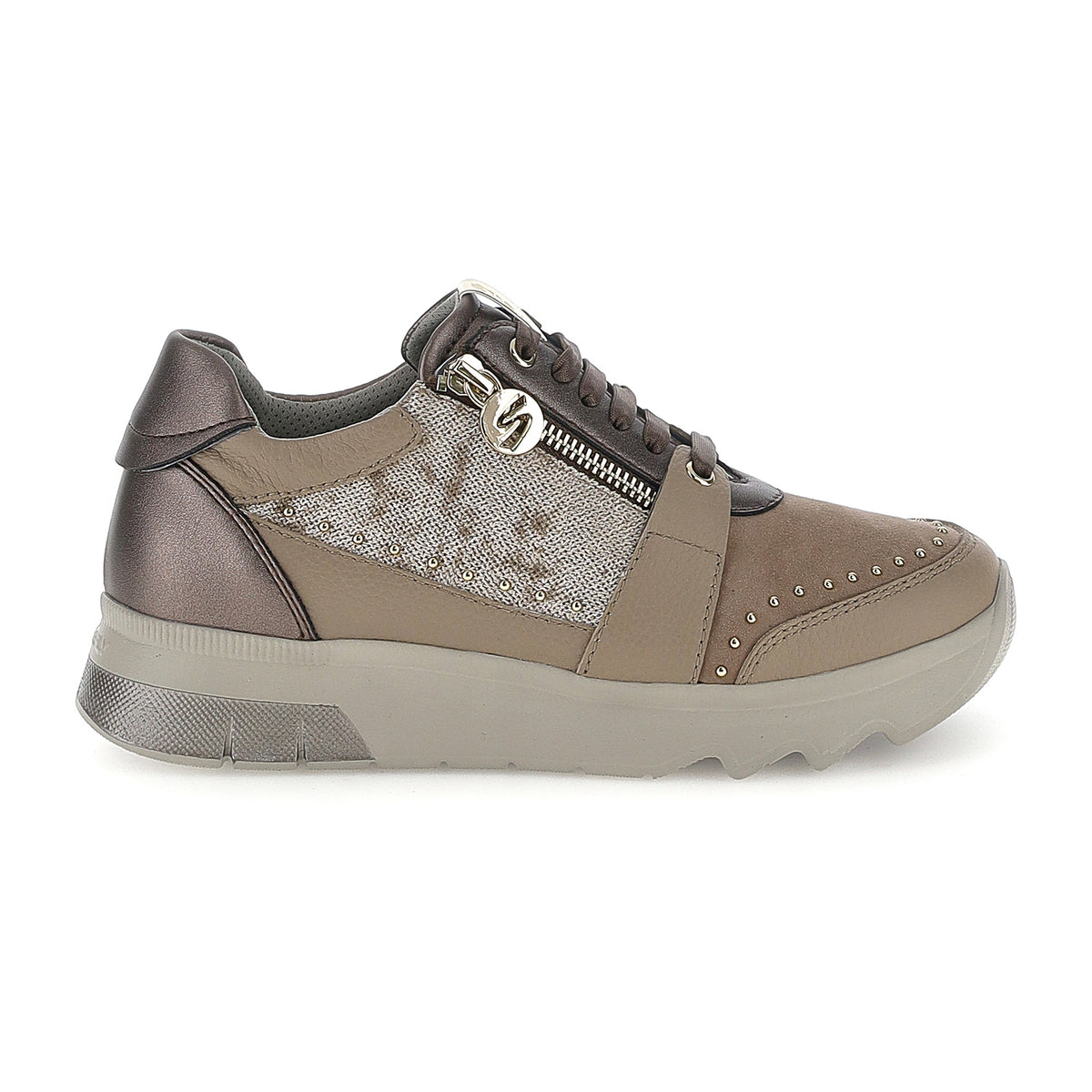DONNA SCARPE ALLACCIATE SPOCK 47 BEIGE 224135 F26 01
