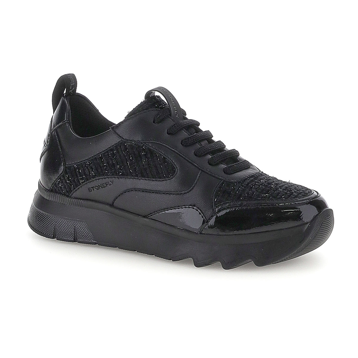 DONNA SCARPE ALLACCIATE SPOCK 51 NERO 224140 000 02