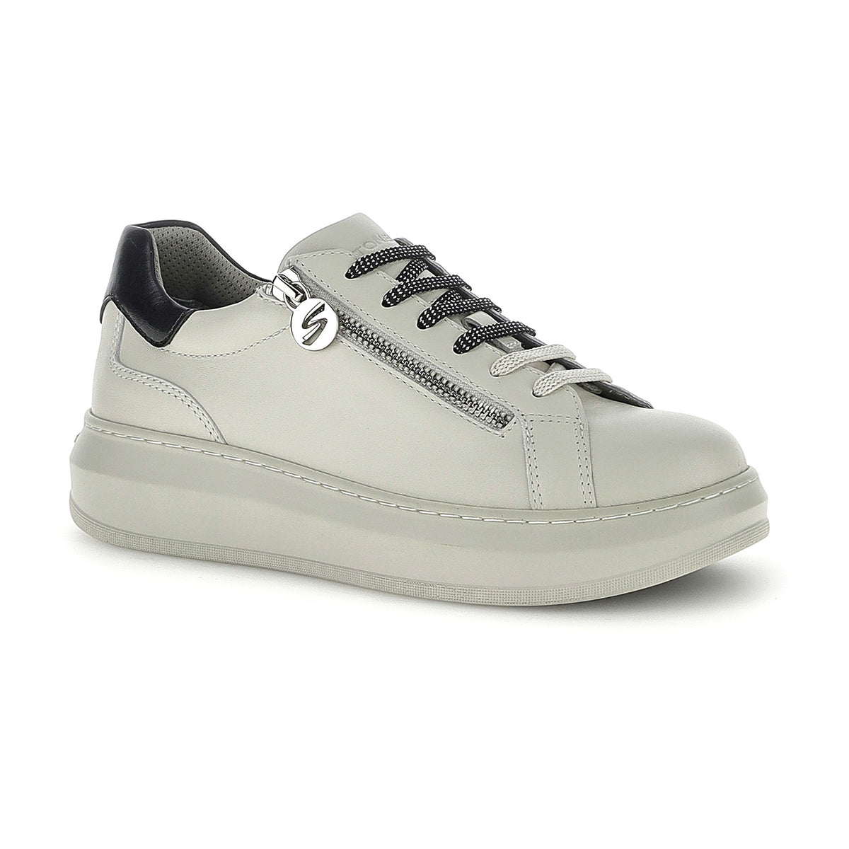 DONNA SCARPE ALLACCIATE CLIO 3 GRIGIO CHIARO 224160 24K 02
