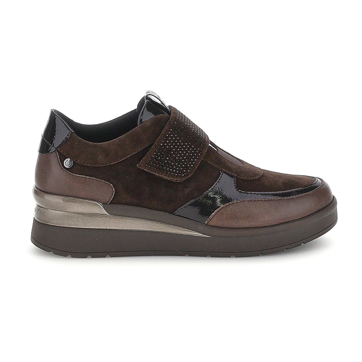DONNA SCARPE CON STRAPPI CREAM 68 MARRONE SCURO 224211 BL2 01