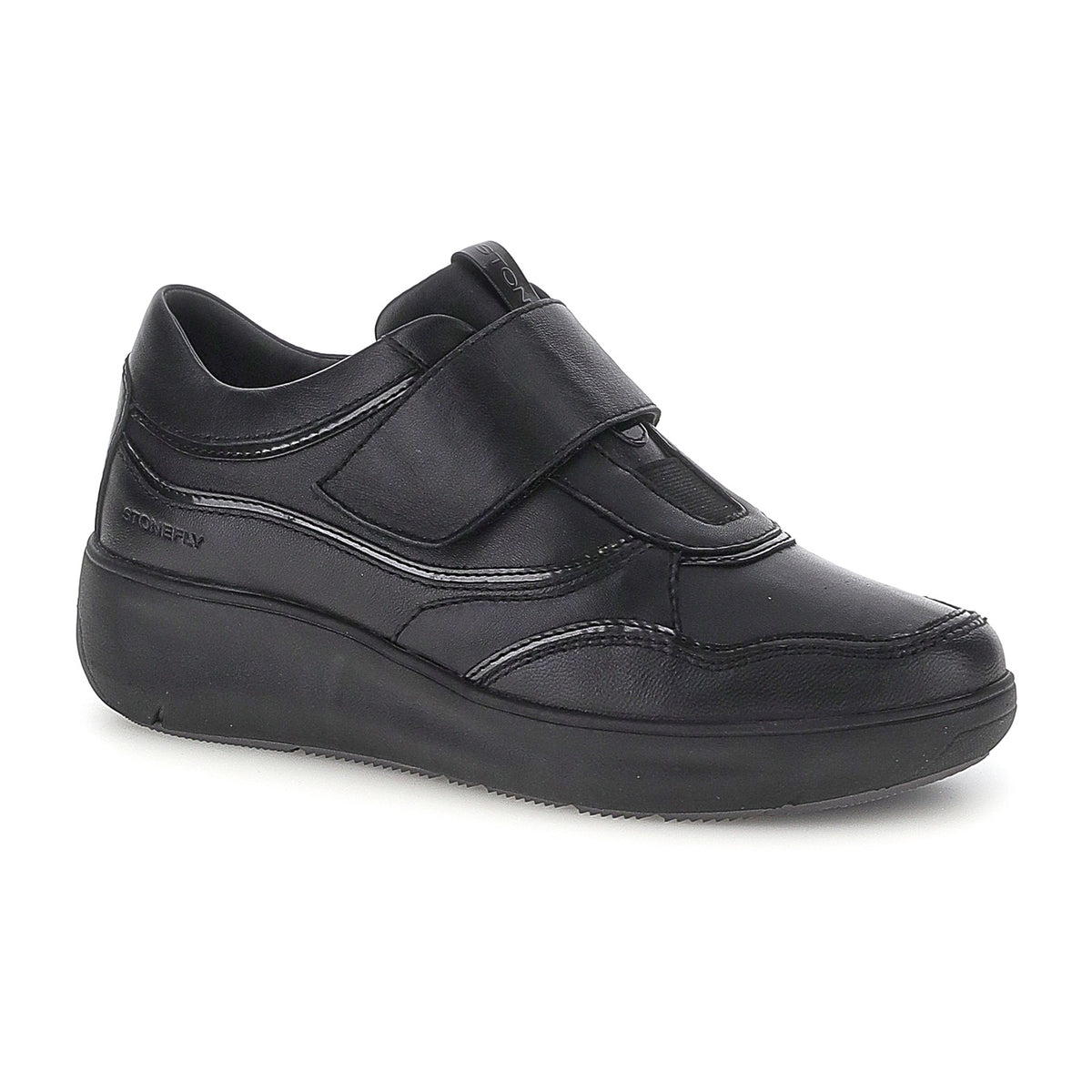 DONNA SCARPE CON STRAPPI ROCK 42 NERO 224255 000 02