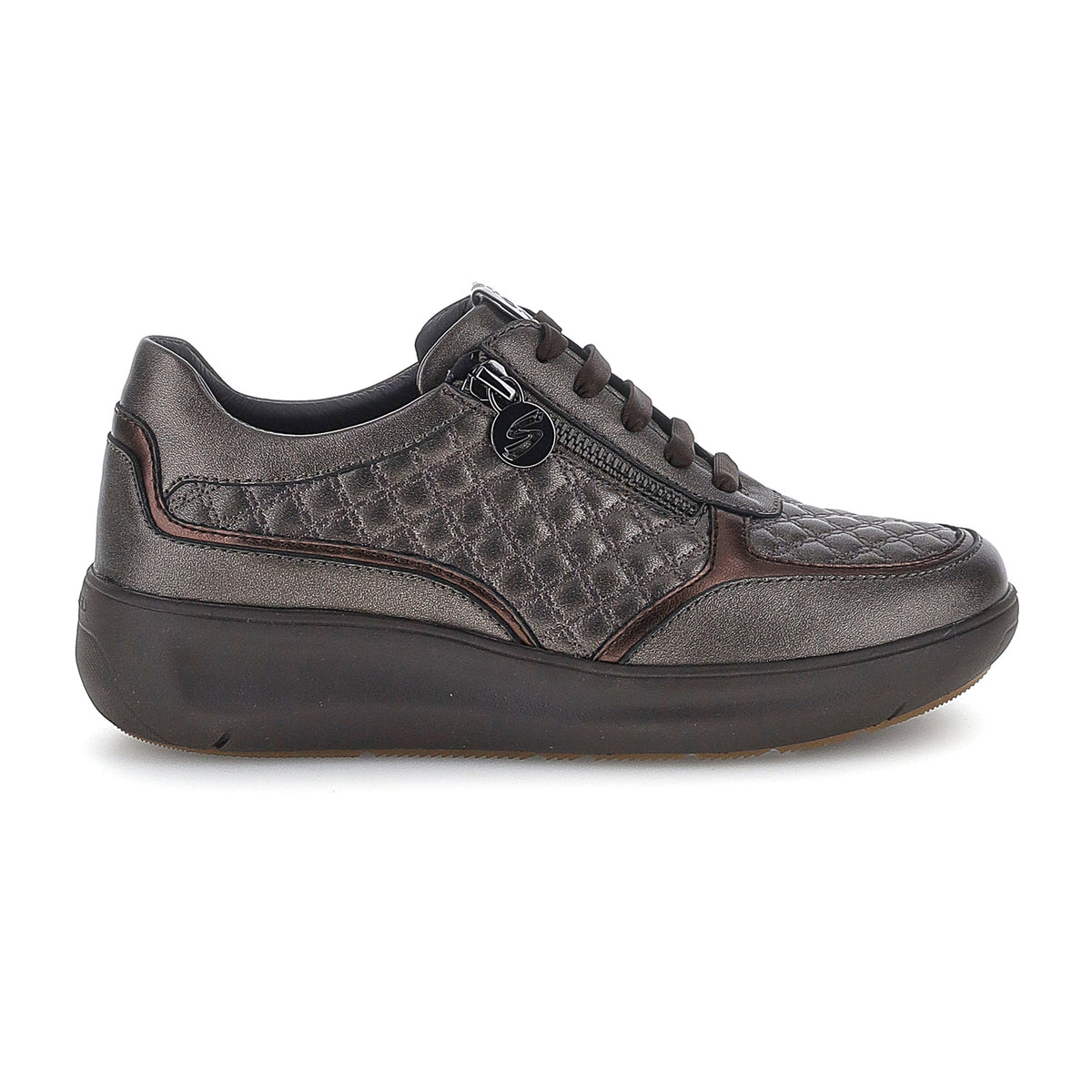 DONNA SCARPE ALLACCIATE ROCK 36 MARRONE SCURO 224264 410 01
